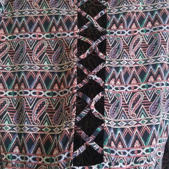 Multi-colored long sleeve blouse - Picture 2 of 2